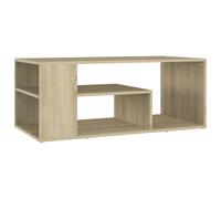 Vidaxl Coffee Table Sonoma Oak 100X50X40 Cm Engineered Wood