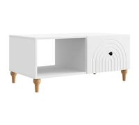 vidaXL Coffee Table Smoked Oak 90 x 50 x 40 cm Engineered Wood