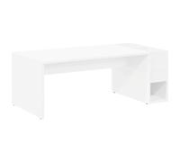 vidaXL Coffee Table White 101.5 x 50 x 37 cm Engineered Wood