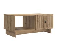 Coffee Table Engineered Wood Living Room Vintage Rectangular Wooden Low vidaXL