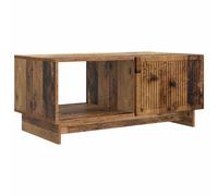 Coffee Table Engineered Wood Living Room Vintage Rectangular Wooden Low vidaXL