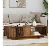 Coffee Table Engineered Wood Old Wood 95x55x31cm 1 Drawer Storage Modern Durable