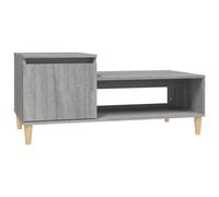Vidaxl Coffee Table Grey Sonoma 100X50X45 Cm Engineered Wood, Grey