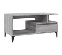 (grey sonoma) vidaXL Coffee Table Engineered Wood Side Sofa Couch Accent Table Multi Colours