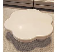 Coffee Table, Flower Shape, Irregular Shape, Modern Wood Side Table, Unique Center Table for Living Room, Home, Office, Bedroom,