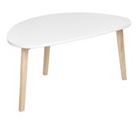 Beliani Coffee Table Fly White