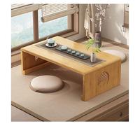 Coffee Table - Folding Design Bay Window Table, Japanese Low Tea Table for Floor Seating, Accent Furniture