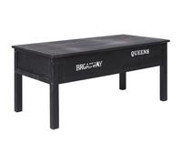 Coffee Table Grey 100x50x45 cm Wood