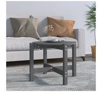 (grey, Ã? 62.5 x 45 cm) vidaXL Solid Wood Pine Coffee Table Multi Colours Ø 52.5x45 cm/Ø 62.5x45 cm