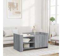 Coffee Table Grey Sonoma 100x50x50 cm Engineered Wood Berkfield Home Grey One Size