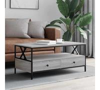 (grey sonoma) vidaXL Coffee Table Living Room Tea Side Table Sofa Table Engineered Wood