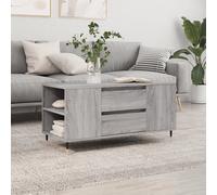 Coffee Table Grey Sonoma 102x44.5x50 cm Engineered Wood Berkfield Home Grey One Size