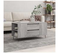 Coffee Table Grey Sonoma 102x44.5x50cm Engineered Wood Modern Storage Drawer XL