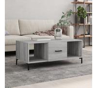 Coffee Table Grey Sonoma 102x50x40 cm Engineered Wood Berkfield Home Grey One Size