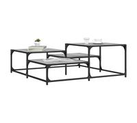vidaXL Coffee Table Grey Sonoma 107x107x40 cm Engineered Wood, Grey