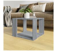 Coffee Table Grey Sonoma 40x40x30 cm Engineered Wood Modern Square Accent Table