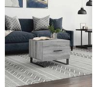Vidaxl Coffee Table Grey Sonoma 50X50X40 Cm Engineered Wood