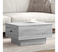 vidaXL Coffee Table Grey Sonoma 60x45x31 cm Engineered Wood UK