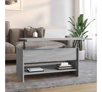 Coffee Table Grey Sonoma 80x50x40cm Engineered Wood LiftTop Storage Compact Home