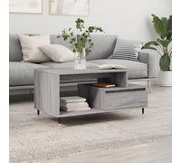 (grey sonoma) vidaXL Coffee Table Side Table End Accent Telephone Sofa Table Engineered Wood