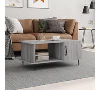 (grey sonoma) vidaXL Coffee Table Side Table Sofa Couch Table Grey Sonoma Engineered Wood