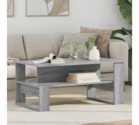 vidaXL Coffee Table Grey Sonoma 90 x 50 x 40 cm Engineered Wood