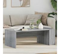 vidaXL Coffee Table Grey Sonoma 95 x 50 x 34 cm Engineered Wood