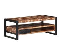 (Multicolour, 1 pcs) vidaXL Coffee Table 90x50x36 cm Solid Rough Wood Mango side table