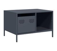 vidaXL Coffee Table Pink 68.5x50x43.5 cm Cold-rolled Steel, Pink