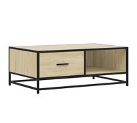 Coffee Table Hallway End Table Side Table Engineered Wood and Metal vidaXL