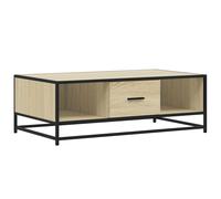 Coffee Table Hallway End Table Side Table Engineered Wood and Metal vidaXL