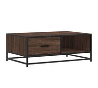 Coffee Table Hallway End Table Side Table Engineered Wood and Metal vidaXL