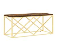 Coffee Table Hallway Tea End Table Sofa Side Table Stainless Steel vidaXL