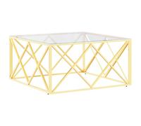 Coffee Table Hallway Tea End Table Sofa Side Table Stainless Steel vidaXL