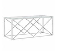 Coffee Table Hallway Tea End Table Sofa Side Table Stainless Steel vidaXL