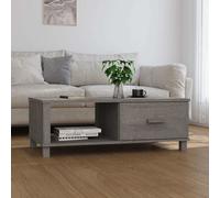 (light grey) vidaXL Coffee Table Solid Wood Pine Living Room Side End Table Multi Colours