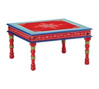 Coffee Table Hand Painted Plant Stand Accent Table Solid Mango Wood vidaXL