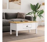 (brown) vidaXL Coffee Table Hall Side Table End Table Telephone Table Solid Wood Pine