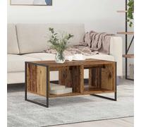 Coffee Table Industrial Old Wood 80x50x40 cm Engineered Wood Rustic Loft XL