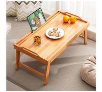 Coffee Table, Japanese Meditation & Tea Table, Floor Altar Table, With Lower Shelf, Laptop Tatami Table, Portable Low Picnic Table (Color : Yellow, Size : 40x30x20cm)