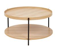 Beliani Coffee Table LANDER Light Brown
