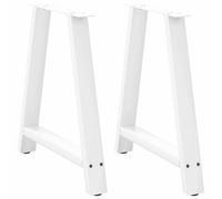 vidaXL Dining Table Legs A-Shaped 2 pcs 100x(72-73) cm Steel