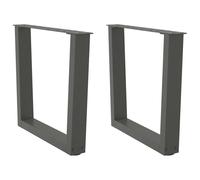 Dining Table Legs V-Shape Desk Legs Kitchen Furniture Leg 3 pcs Steel vidaXL