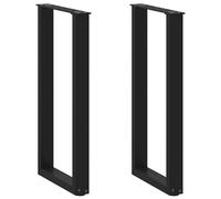 (anthracite, 38 x (72-73) cm) vidaXL Coffee Table Legs Desk Legs Furniture Legs Bar Stand DIY U-Shaped Steel