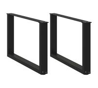 Coffee Table Legs Desk Legs Furniture Legs Bar Stand DIY U-Shaped Steel vidaXL