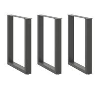 Coffee Table Legs Desk Legs Furniture Legs Bar Stand DIY U-Shaped Steel vidaXL