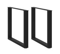 Coffee Table Legs Desk Legs Furniture Legs Bar Stand DIY U-Shaped Steel vidaXL
