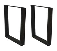 vidaXL Coffee Table Legs V-Shape Steel 2 pcs