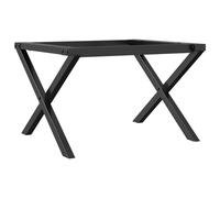 Coffee Table Legs X-Frame Desk DIY Metal Furniture Steel vidaXL