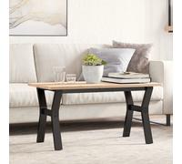 vidaXL Coffee Table Legs Y-Frame Desk Legs DIY Metal Furniture Legs Steel